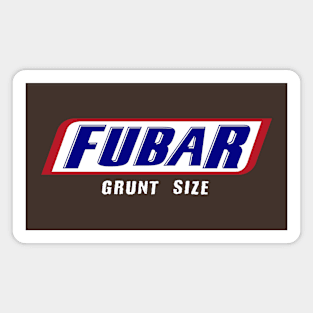 FUBAR GRUNT SIZE Magnet